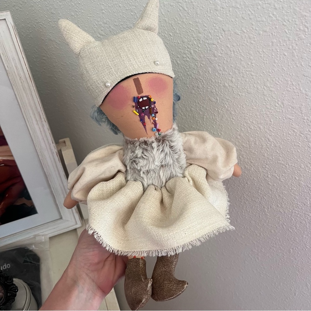 Handmade Weird Quirky Unique Bizarre Rag Doll Ragdoll Plushie Plush Toy